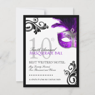 Inbjudan till Prom Masquerade