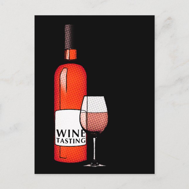 Inbjudan till provsmakare i vin (Framsida)