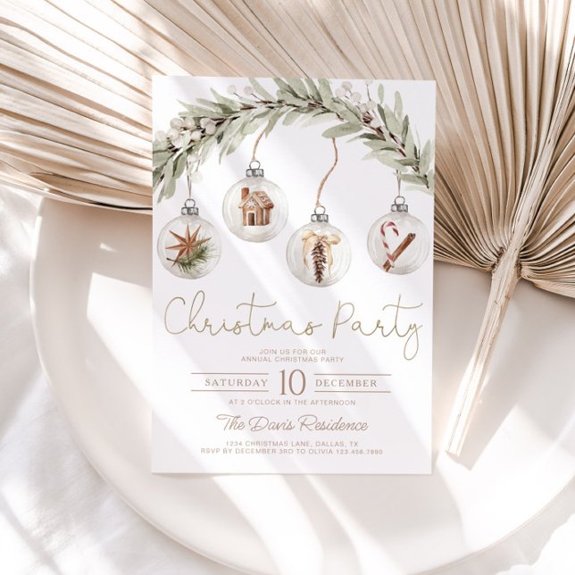 Inbjudan till prydnadsjulfest (Skapare uppladdad)