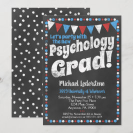 Inbjudan till Psychology Studentfest Red Blue