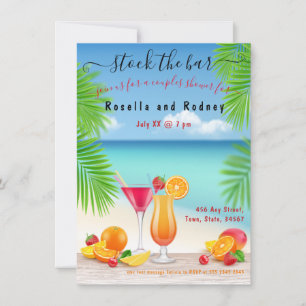 Inbjudan till Pub Cocktails Par Shower-lagrar