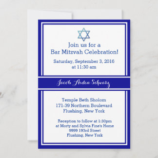 Inbjudan till pub Mitzvah