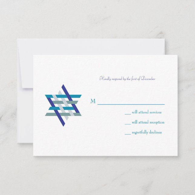 Inbjudan till pub Mitzvah | Svarskort (Framsida)