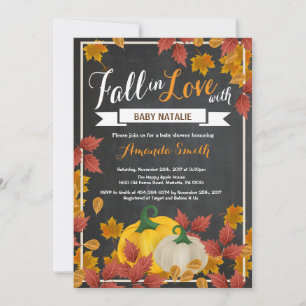 Inbjudan till Pumpkin Baby Shower