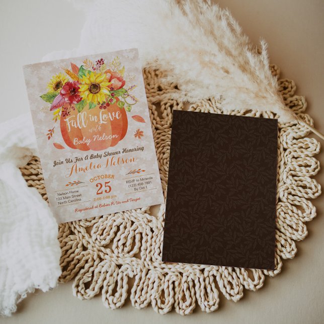 Inbjudan till Pumpkin Baby Shower (Skapare uppladdad)