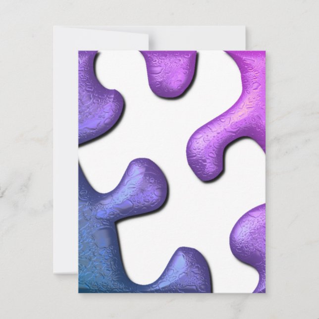 Inbjudan till pussel med pussel (Framsida)