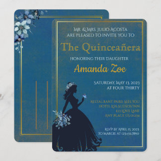 Inbjudan till Quinceañera