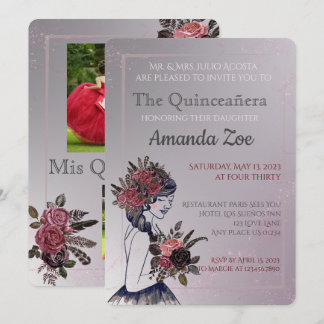 Inbjudan till Quinceañera
