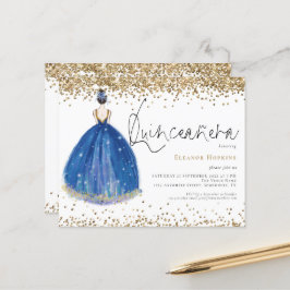 Inbjudan till Quinceanera för Glitter-flottan