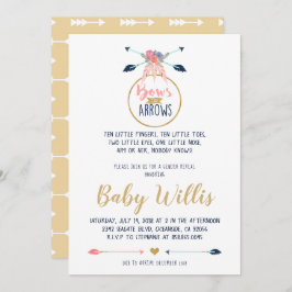 Inbjudan till rader eller pilar - Visa Gender Part