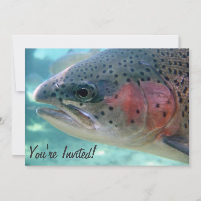 Inbjudan till Rainbow Trout Pension Party (Framsida)