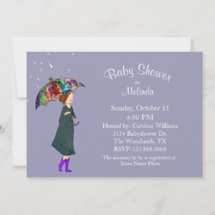 Inbjudan till Rainy Weather Baby Shower