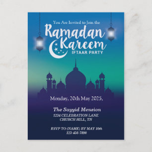 Inbjudan till Ramzan Kareem Iftar-partiet