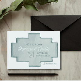 Inbjudan till Ranch Bröllop spara datum