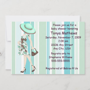 Inbjudan till rand Baby Shower (CA)