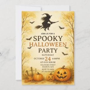 Inbjudan till rättnattsagenten Halloween fest