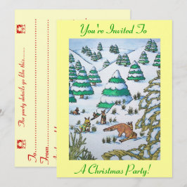 inbjudan till räv och kanin i säsong på scenen i s