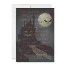 Inbjudan till "Raven" Halloween fest