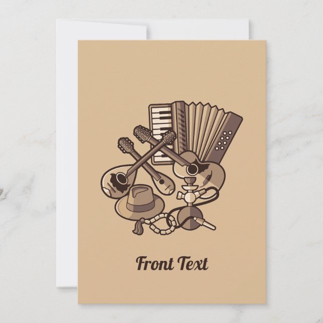 Inbjudan till Rebetiko Icons (Framsida)