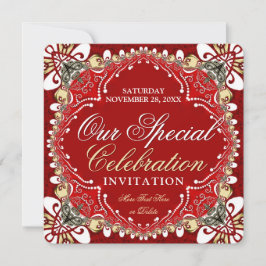 Inbjudan till Red Bohemian Speciell Firande Party
