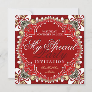 Inbjudan till Red Bohemian Speciell Party