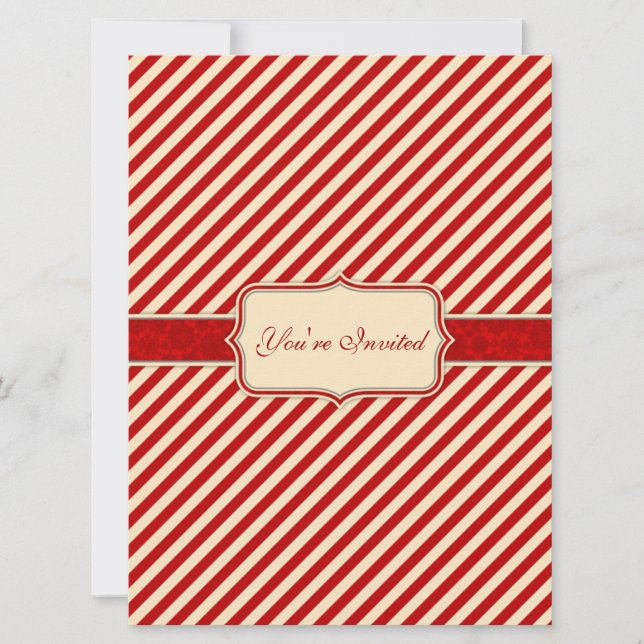 Inbjudan till Red & Crème-Helgdag (Framsida)