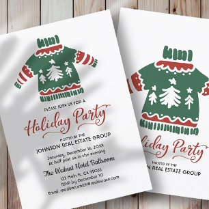 Inbjudan till Red & Grönt Ugly Sweater Julfest