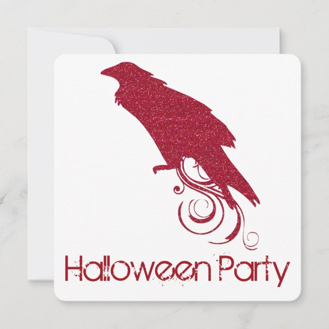 Inbjudan till Red Raven Halloween fest 2 (Framsida)