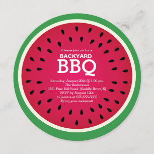 Inbjudan till Red Watermelon Summer BBQ