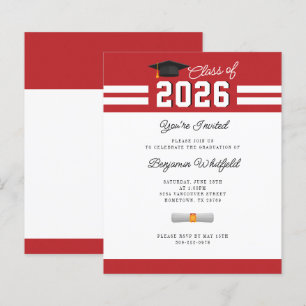 Inbjudan till Red White GradParty studenten 2024