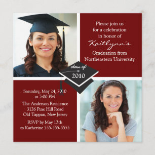 Inbjudan till Red & White Photo Studenten