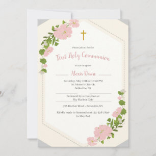 Inbjudan till Religiösa av Blommigt