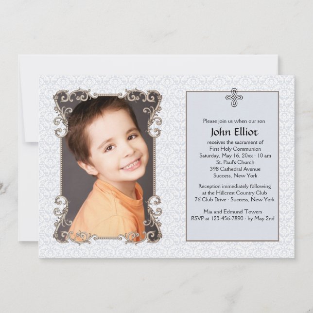 Inbjudan till Religiösa av gammalt blått ljus (Framsida)