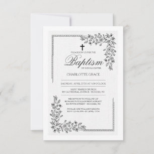 Inbjudan till Religiösa för blommiga färger