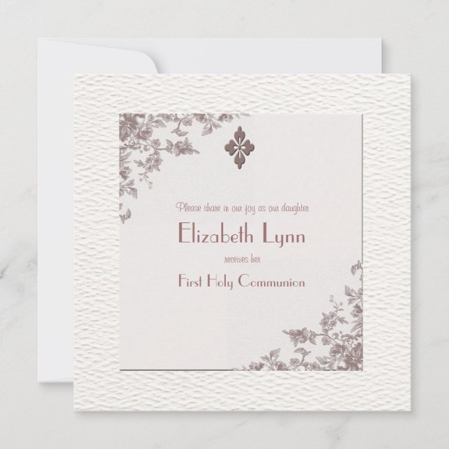 Inbjudan till Religiösan Antique Ro Corners (Framsida)