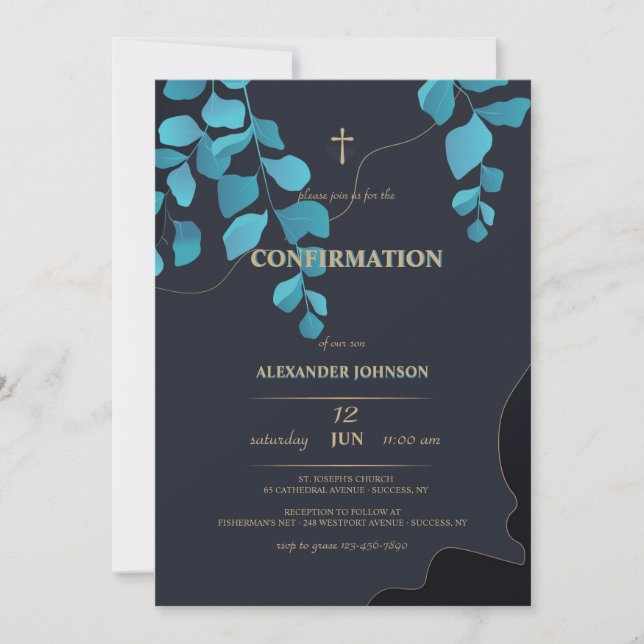 Inbjudan till Religiösan Blue Impression (Framsida)