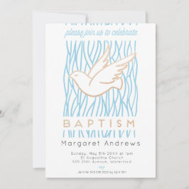 Inbjudan till Religiösan Golden Dove Baptism