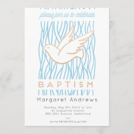Inbjudan till Religiösan Golden Dove Baptism