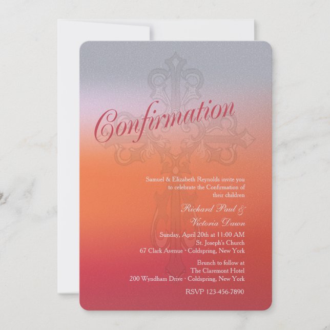 Inbjudan till Religiösan heliga Kor (Framsida)