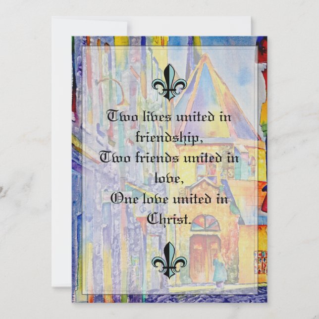 Inbjudan till religiösans bröllop (Framsida)