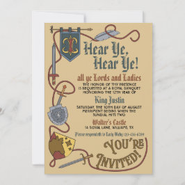 Inbjudan till Renaissance Kung på födelsedagen