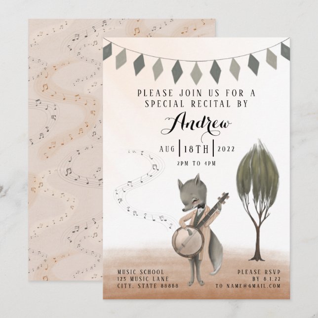 Inbjudan till repetition (Fram/baksida)