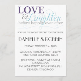 Inbjudan till repetition för kärlek och skratt