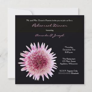 Inbjudan till repetitionsmiddag - Stunning Gerbera