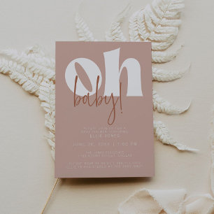 Inbjudan till Retro Baby Shower