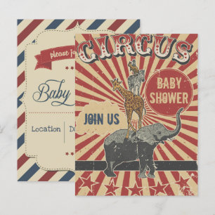 Inbjudan till Retro Circus-babyskor