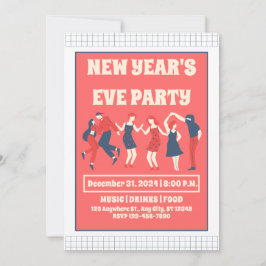 Inbjudan till Retro Nyårsafton-part