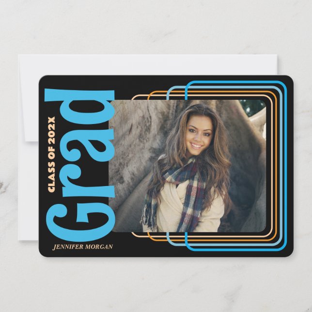 Inbjudan till Retro Photo Studenten (Framsida)