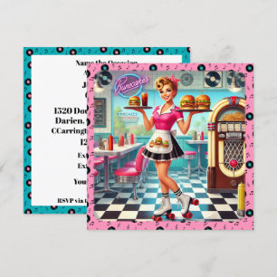 Inbjudan till Retro-restaurang