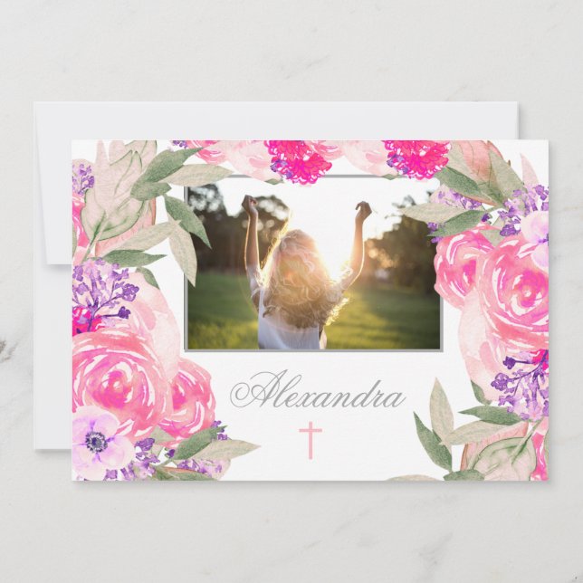 Inbjudan till Ro för första Heligan av kommunision (Baksida)